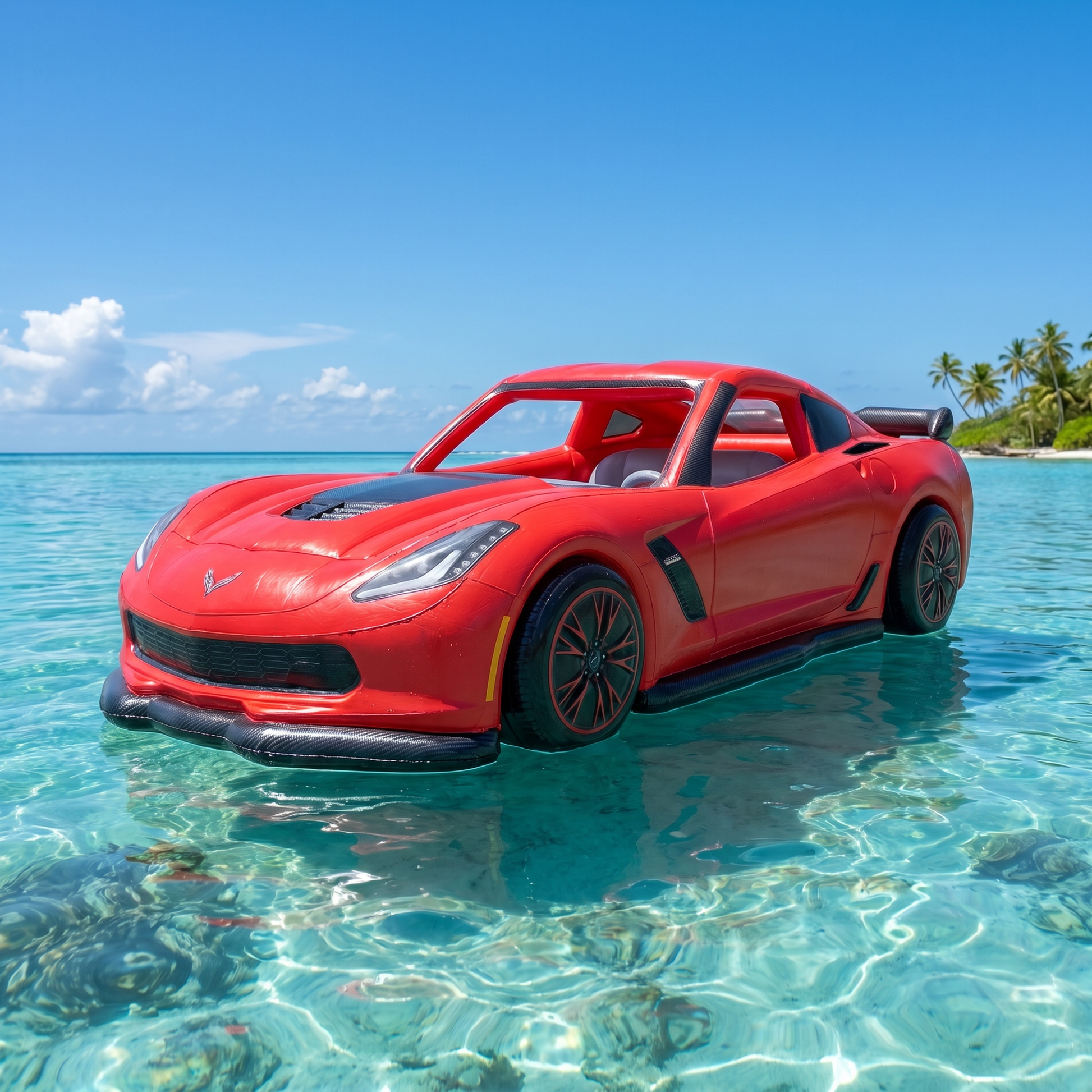 Motor Floaties C7 Corvette pool float