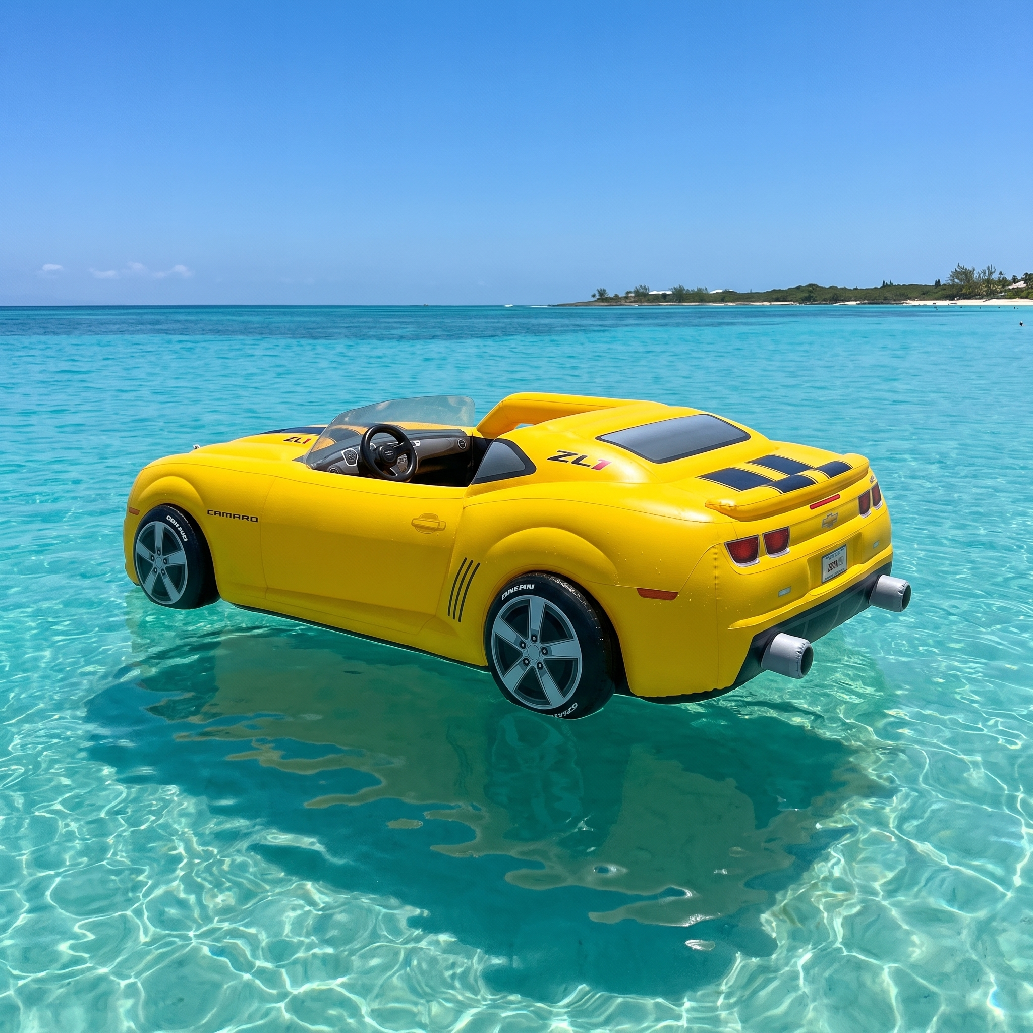 Motor Floaties Camaro ZL1 pool float