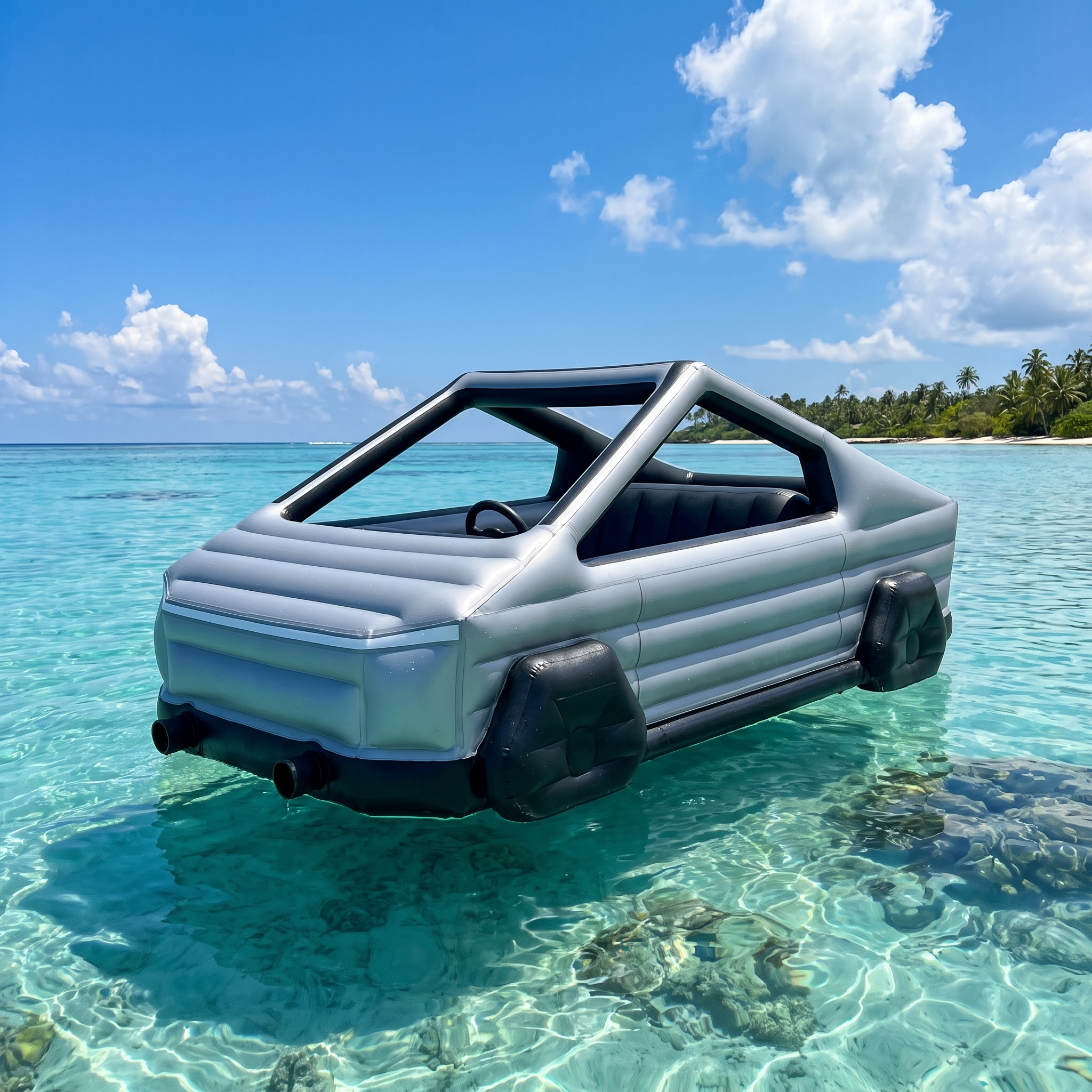 Motor Floaties Cyber Truck pool float