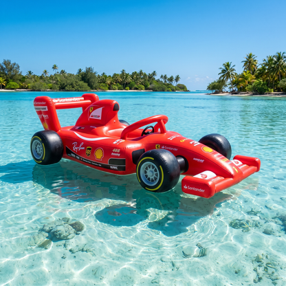 Motor Floaties F1 Car pool float