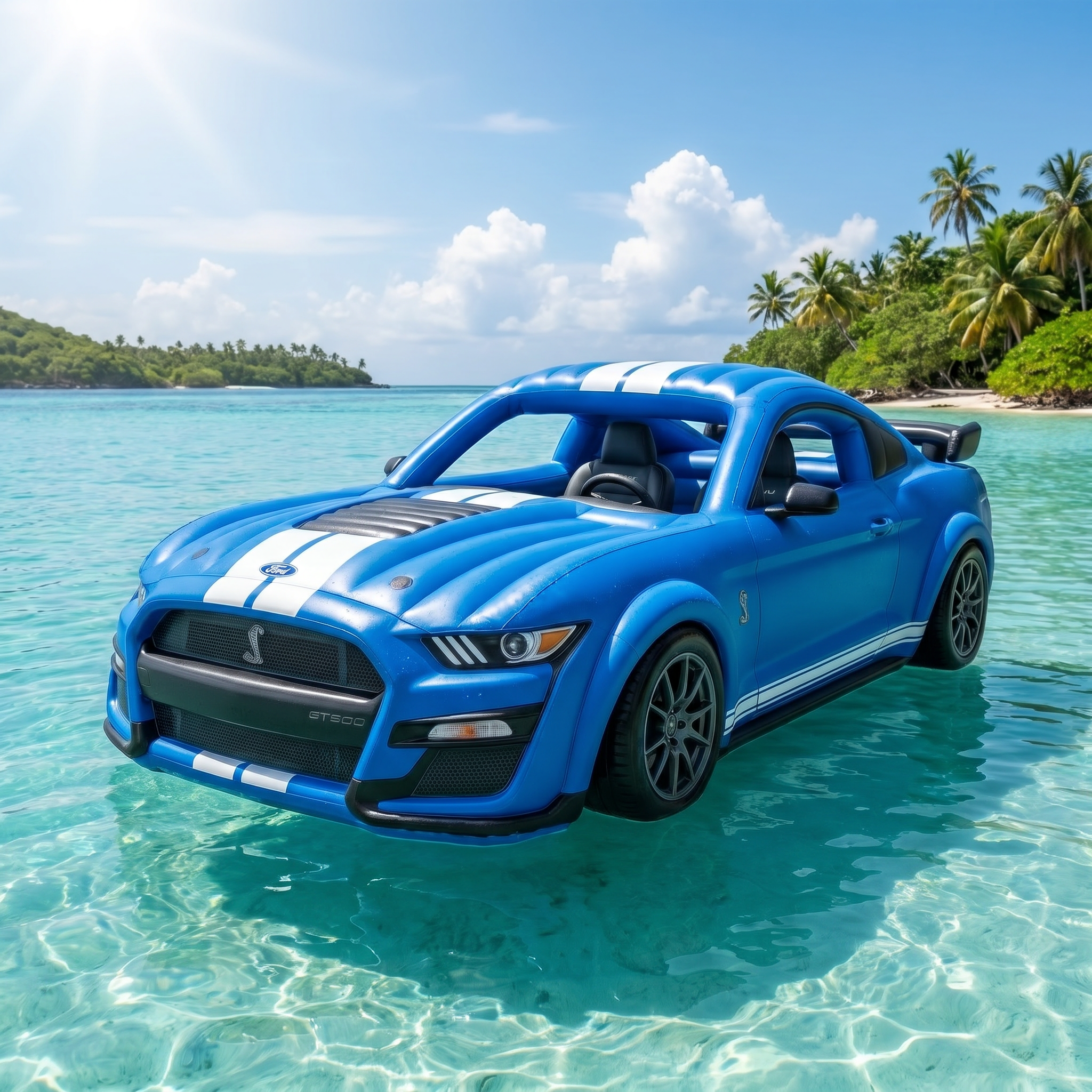 Motor Floaties Mustang pool float