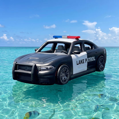 Motor Floaties Police Car pool float