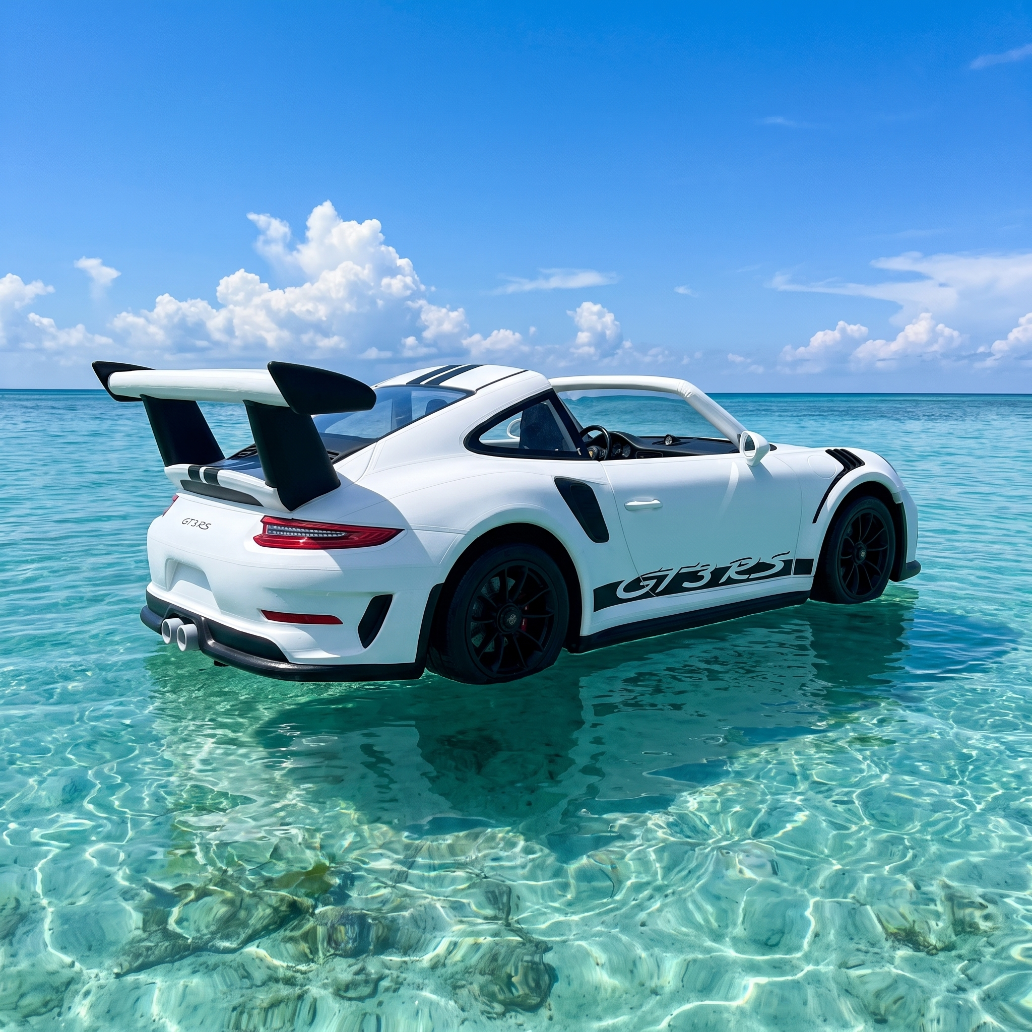 Motor Floaties Porsche GT3RS pool float