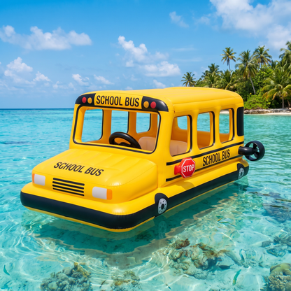 Motor Floaties School Bus pool float