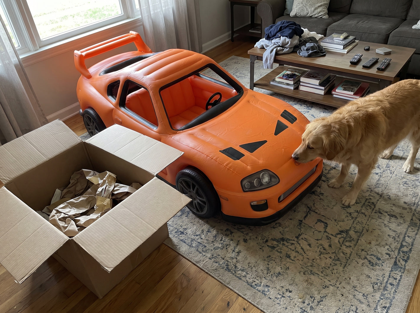 Customer photo - Supra car float unboxing