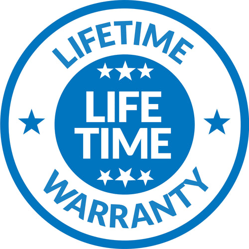 Lifetime warranty badge